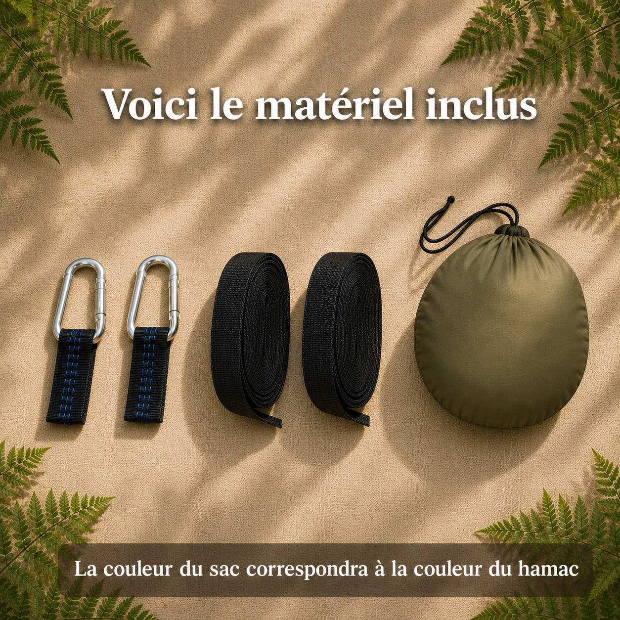 Hamac Moustiquaire très léger – L'essentiel